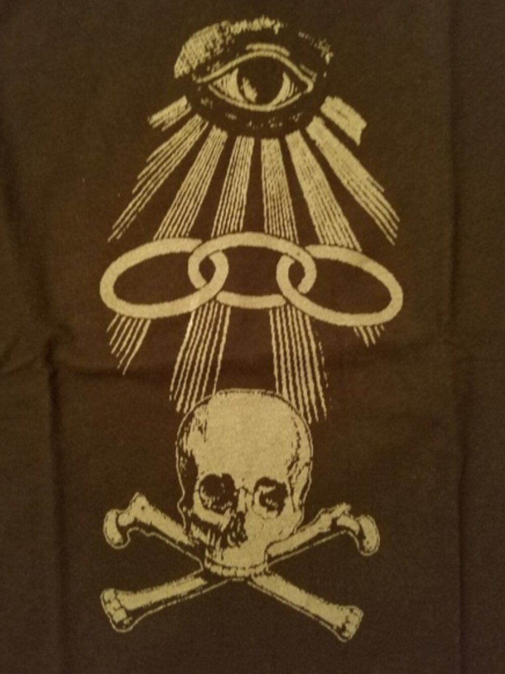 Oddfellows glow in the dark t-shirt Men's Size S Black